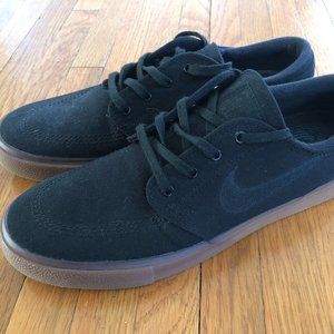 Nike Zoom Stefan Janoski, Black and Gum, Size 7, EUR 40